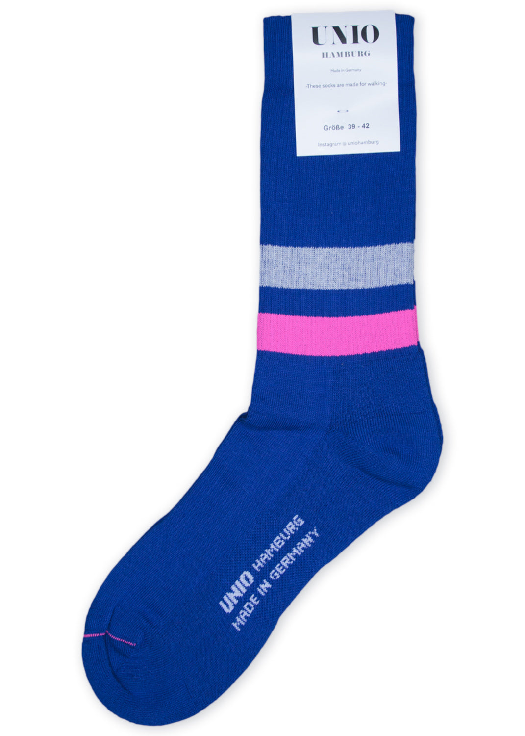 TENNIS - fresh blue / white / neon pink K15/39-42