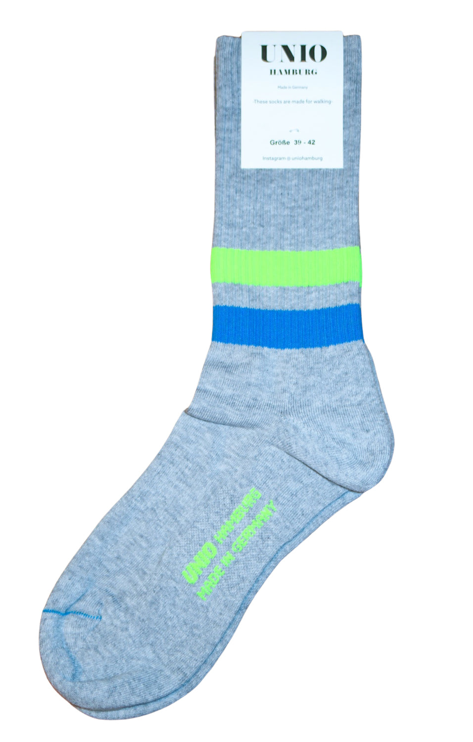 TENNIS - grey / neon yellow / blue K8/43-46