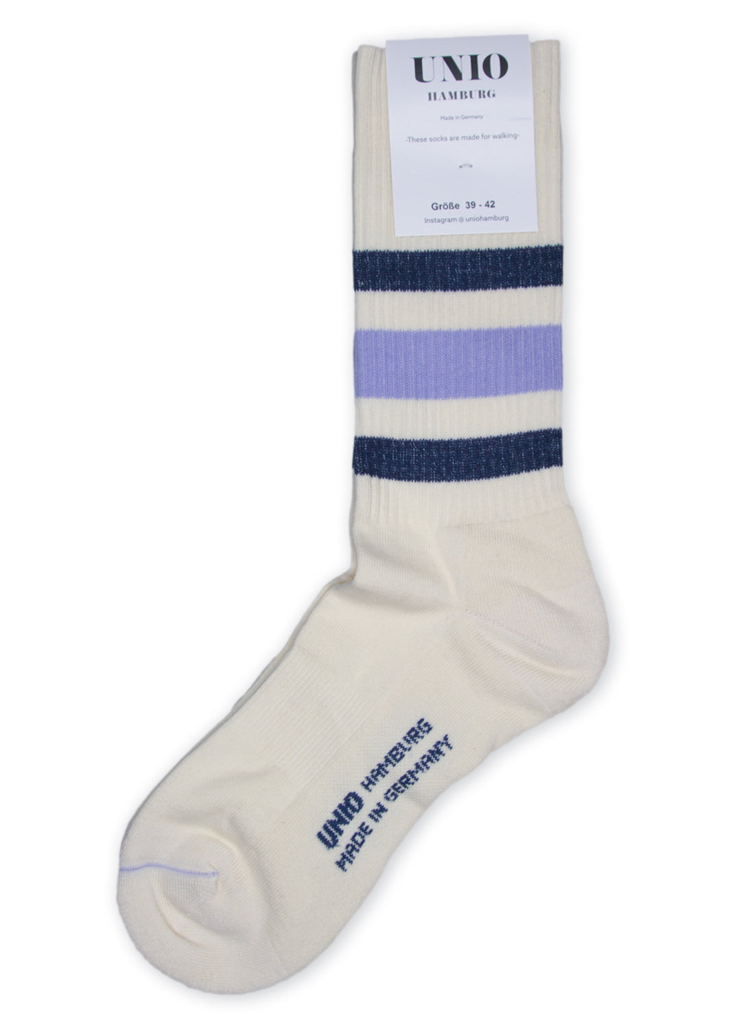 TORONTO - ecru / dark blue / lavender K-18/39-42