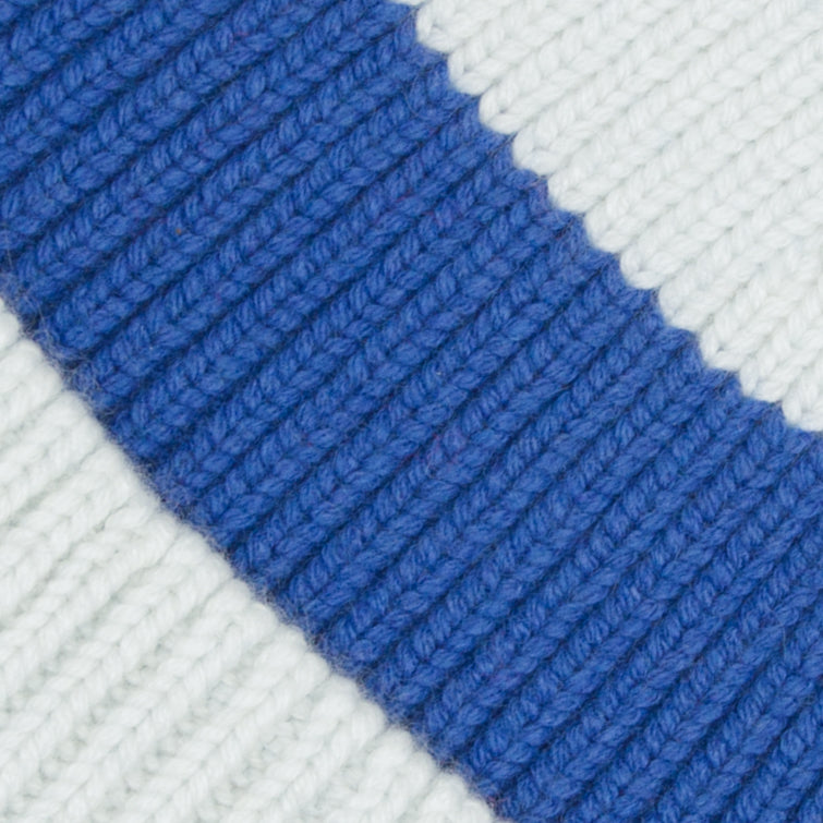 MIKA Stripe - fresh blue / ecru K7-030