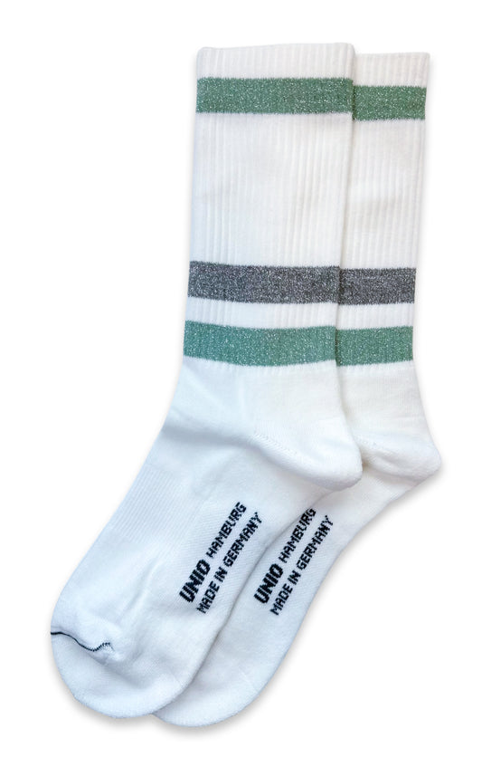 TENNIS GLITZI - white / green / anthra K2/39-42