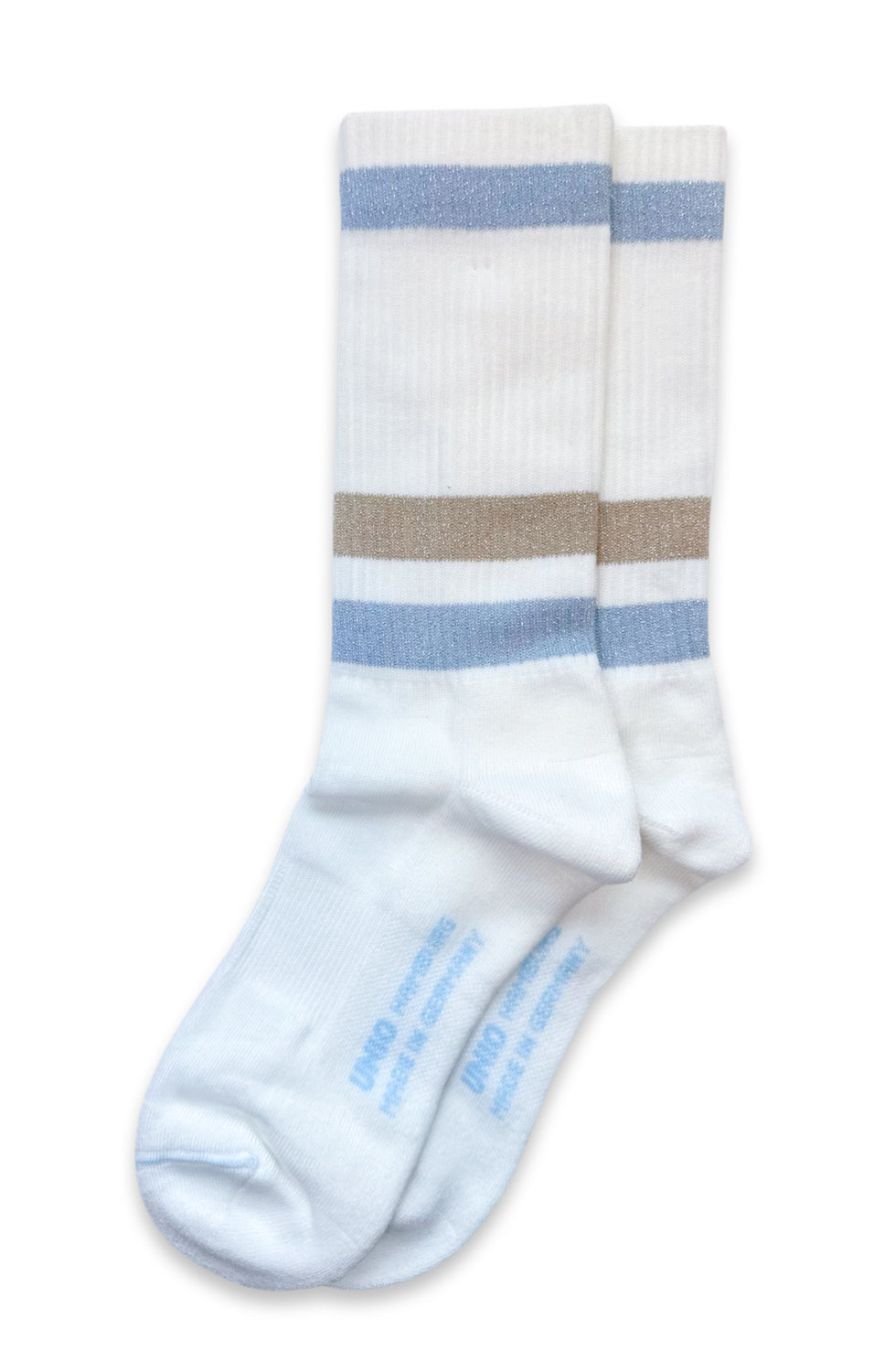 TENNIS GLITZI - white / blue / toast K3/39-42