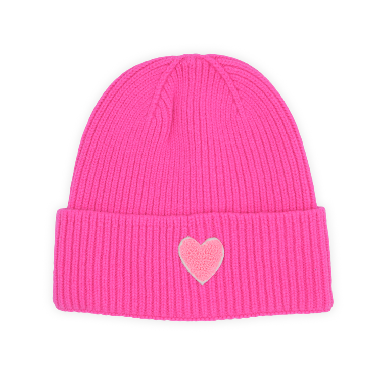 LILLE HEART neon pink