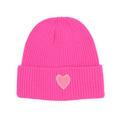 LILLE HEART neon pink