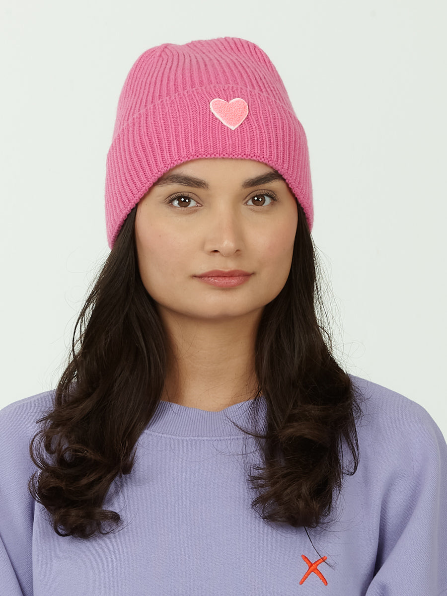 LILLE HEART neon pink