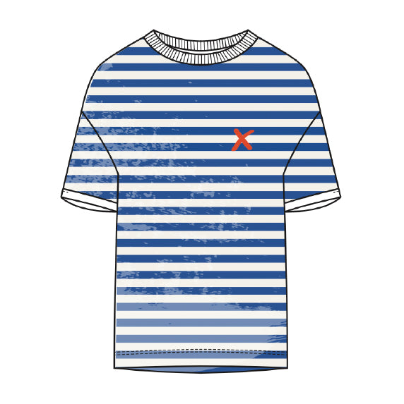 MIAMI Stripe - fresh blue 030