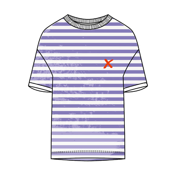 MIAMI Stripe - amethyst 083
