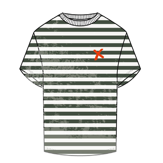 CAPRI Stripe - deep forest 032