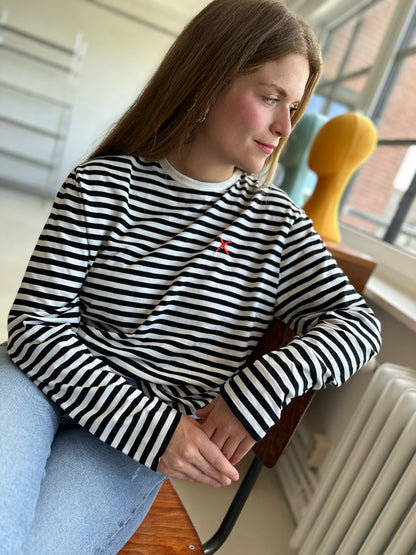 ST.TROPEZ Stripe - black 014