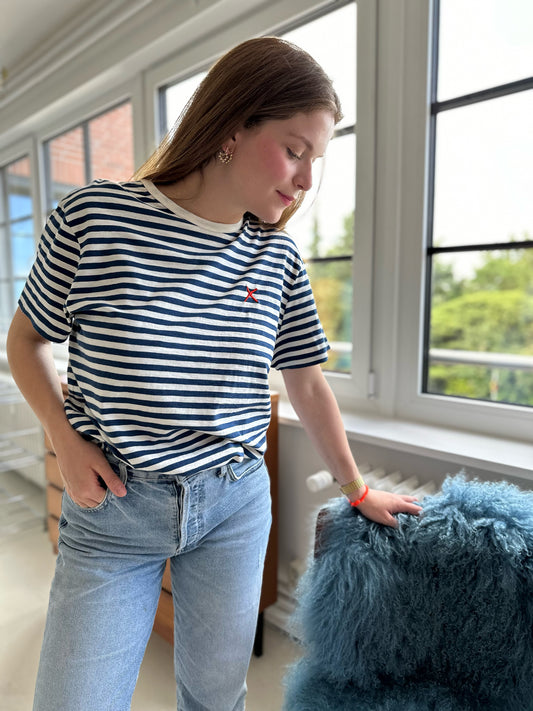 CAPRI Stripe - navy 004