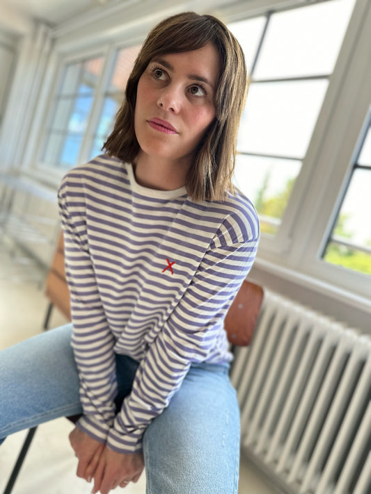 ST.TROPEZ Stripe - amethyst 083