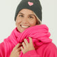 LILLE HEART neon pink