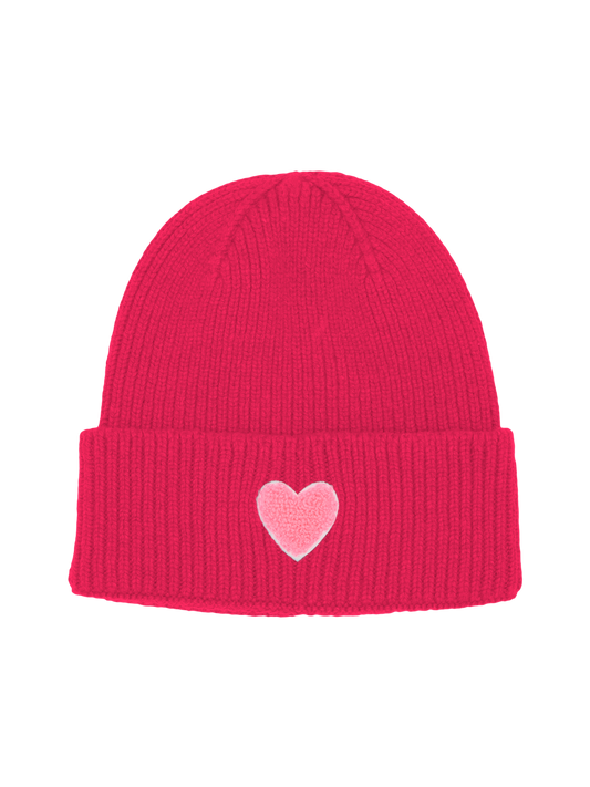 LUND Heart neon pink