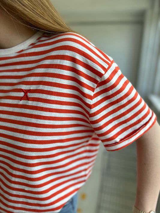 MIAMI Stripe - strong orange 024