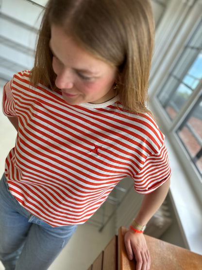 MIAMI Stripe - strong orange 024