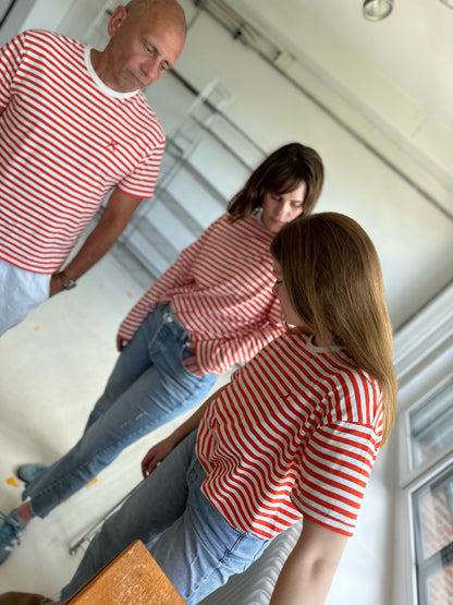 MIAMI Stripe - strong orange 024