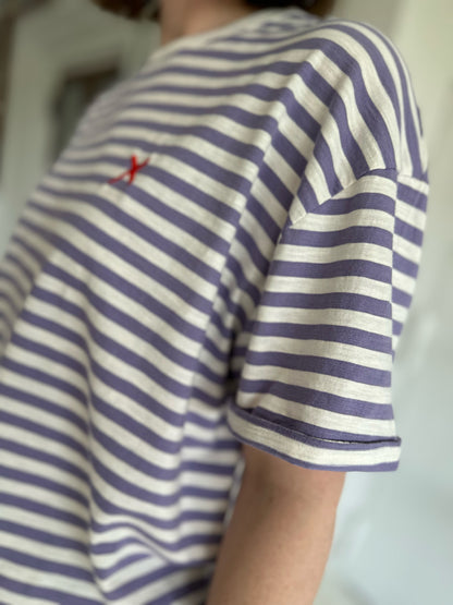 MIAMI Stripe - amethyst 083