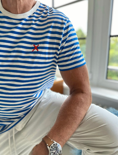 CAPRI Stripe - fresh blue 030