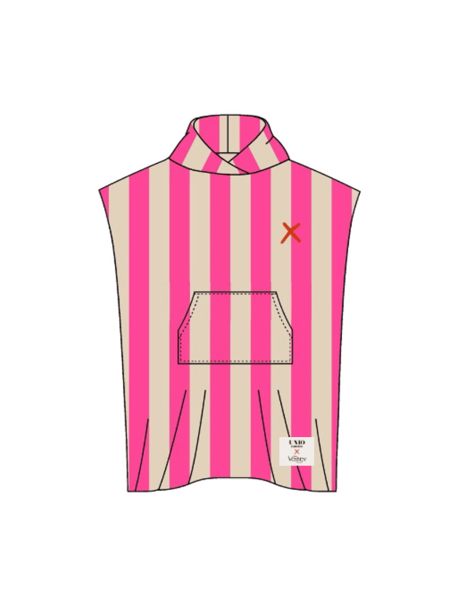 UNIO Hamburg FROTTIER NISIDA - PONCHO STRIPE