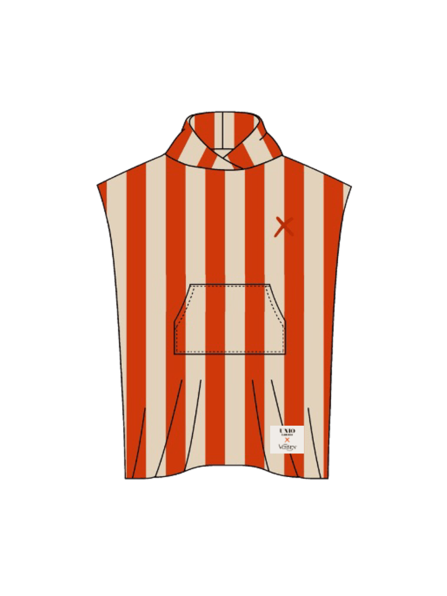 UNIO Hamburg FROTTIER NISIDA - PONCHO STRIPE