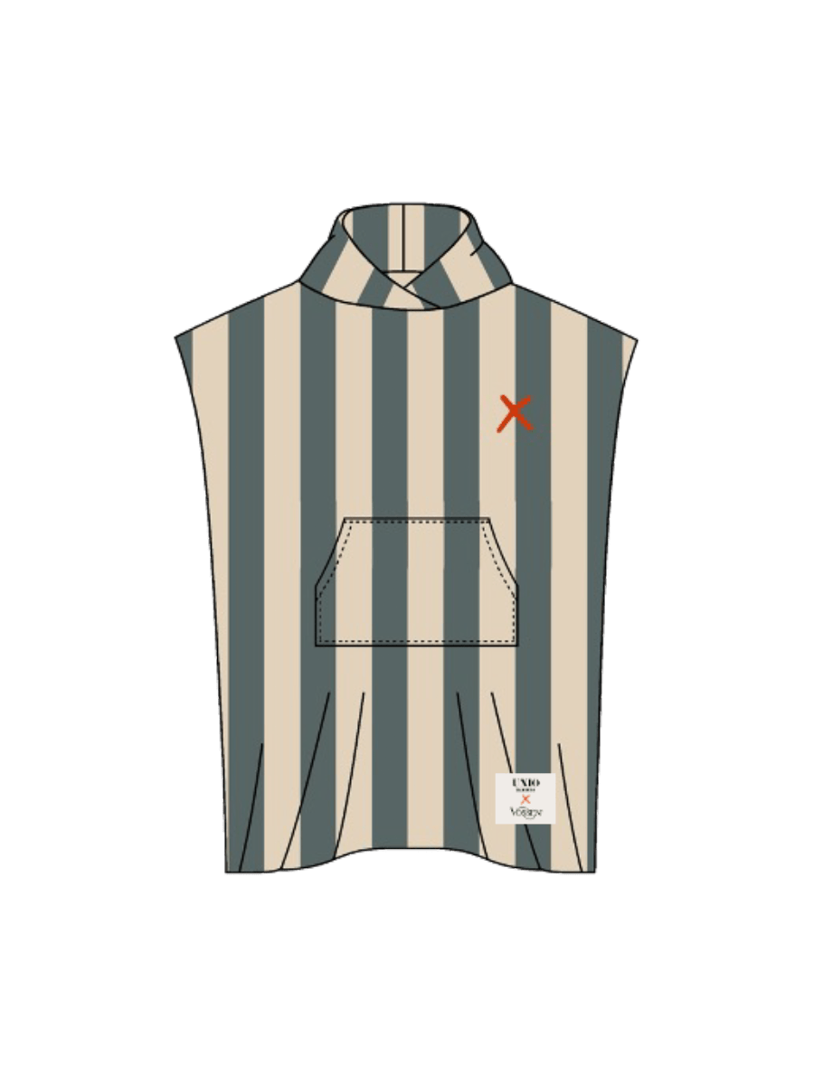 UNIO Hamburg FROTTIER NISIDA - PONCHO STRIPE