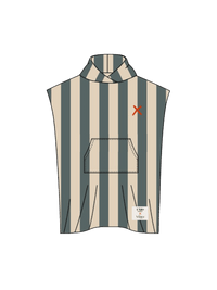 UNIO Hamburg FROTTIER NISIDA - PONCHO STRIPE