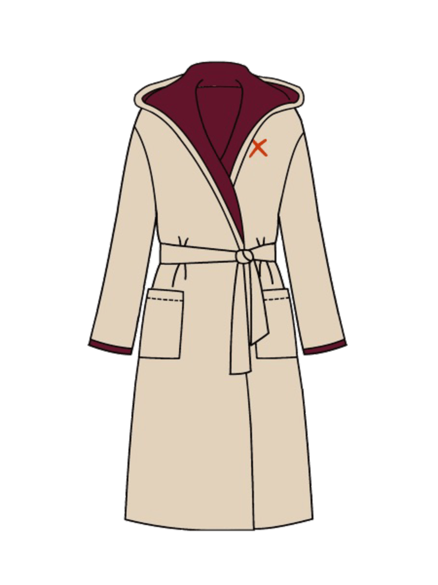 UNIO Hamburg FROTTIER VIVARA - KAPUZENMANTEL