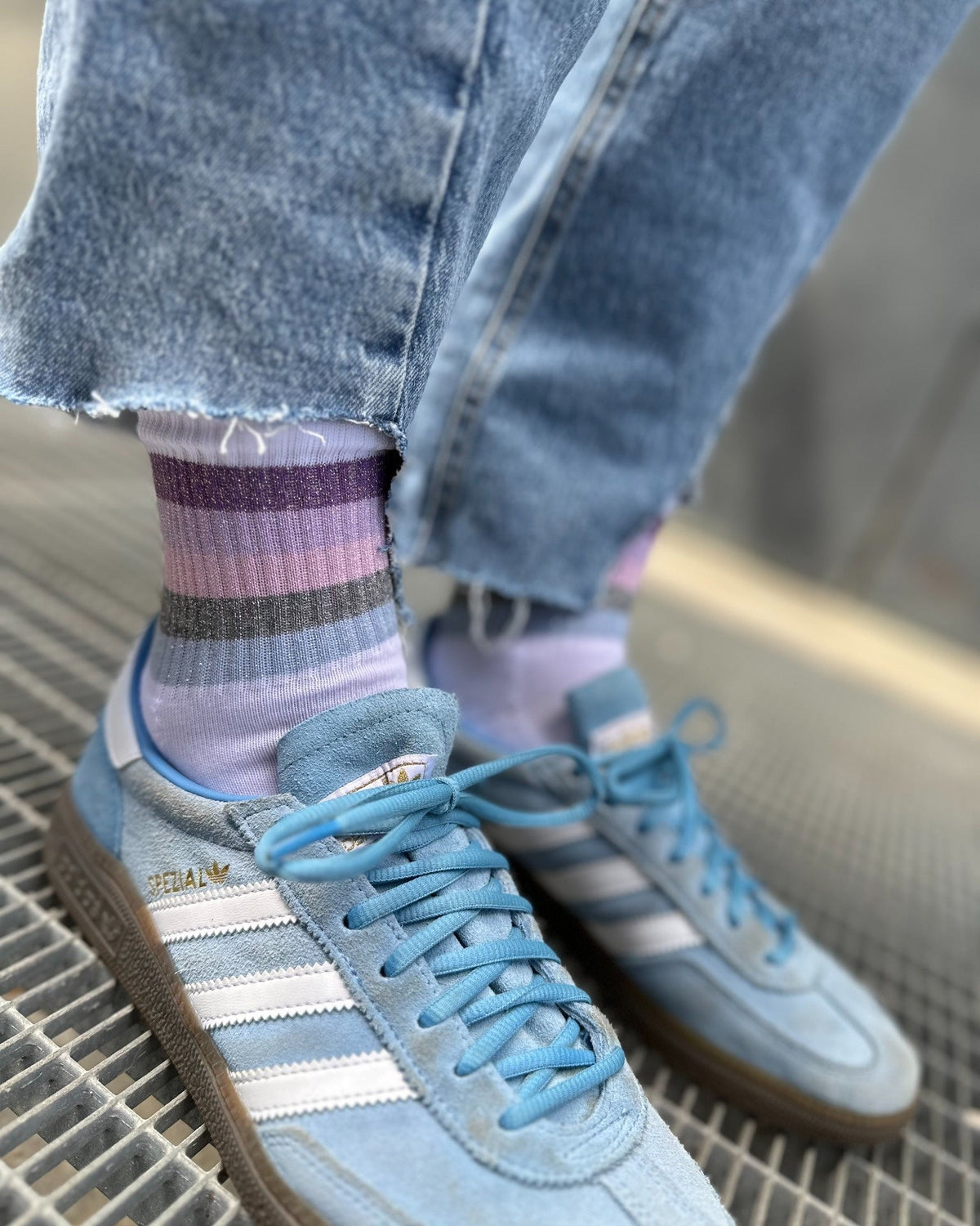 UNIO Hamburg Socken MINI RAINBOW GLITZI